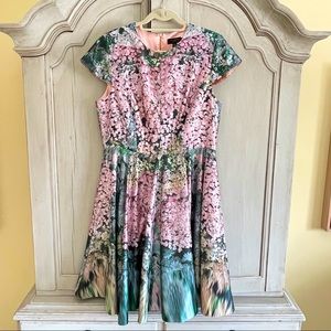 Ted Baker London Floral Dress Size 12 (Ted size 5)